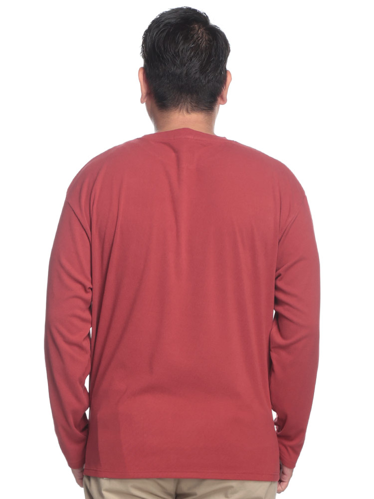 長袖 Tシャツ 快ラクWEAR フラッフィースムース クルーネック