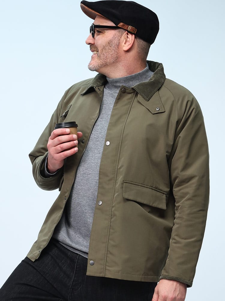 【WEB限定価格】フライフィッシング ジャケット 裏起毛 フルジップ アウター ブルゾン ミリタリー 大きいサイズ メンズ