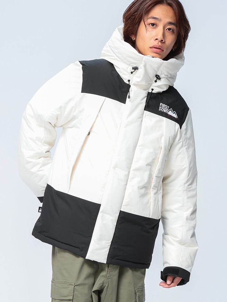 FIRST DOWN USA (ファーストダウンユーエスエー) フード フルジップ ダウンジャケット WRAP DOWN PARKA