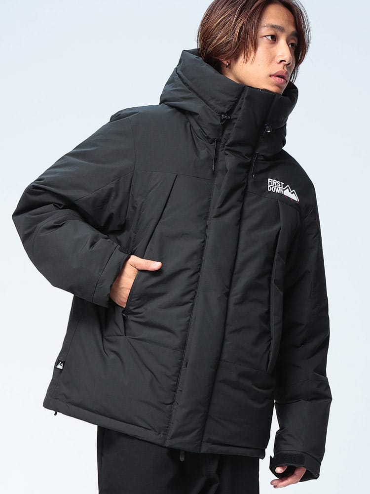 FIRST DOWN USA (ファーストダウンユーエスエー) フード フルジップ ダウンジャケット WRAP DOWN PARKA
