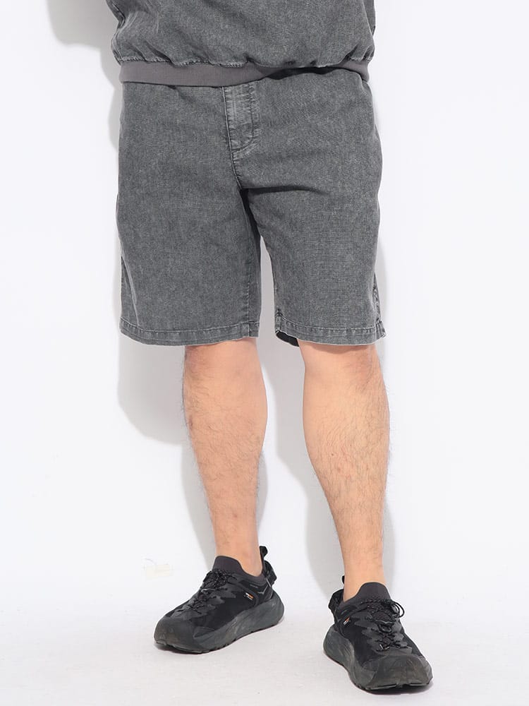 ショートパンツ メンズ 大きいサイズ BREEZE DENIM デニム ウエストコード ショーツ ボトムス 半ズボン ジップフライ 春 夏