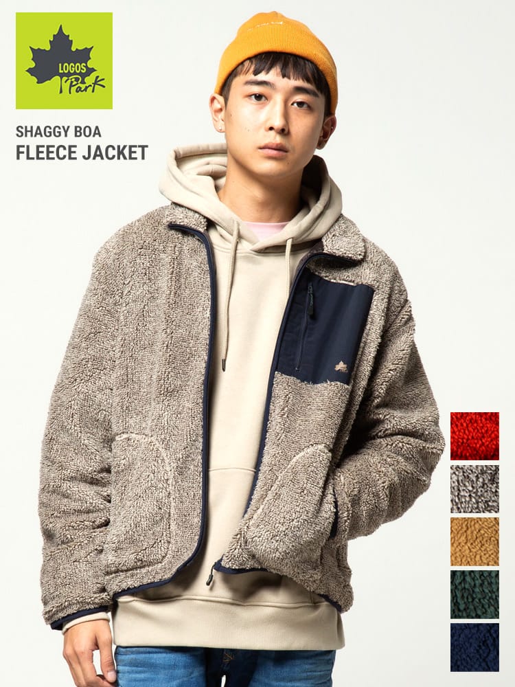 LOGOS park (ロゴスパーク) ポケット フルジップ フリース ジャケット