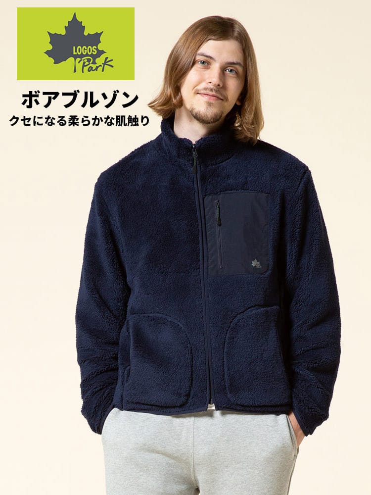 LOGOS park (ロゴスパーク) ポケット フルジップ フリース ジャケット