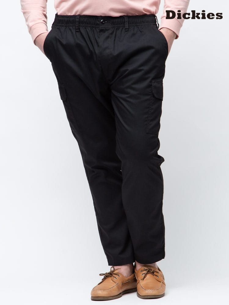 大きいサイズ メンズ GENUINE DICKIES (ジェニュインディッキーズ) ツイル ジップフライ カーゴ イージーパンツ