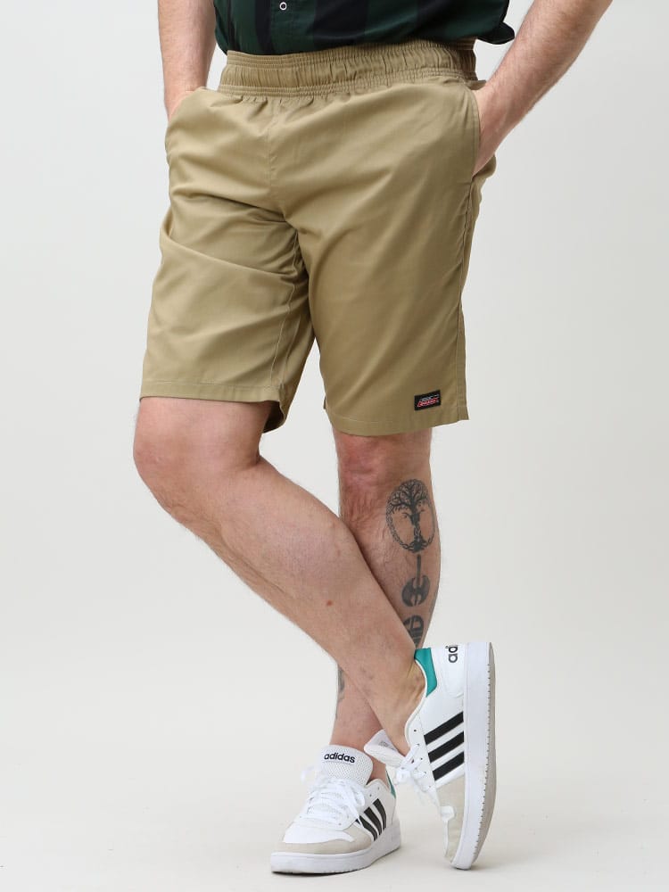 大きいサイズ メンズ GENUINE DICKIES (ジェニュインディッキーズ) ワンポイント 無地＆ストライプ シェフショーツ