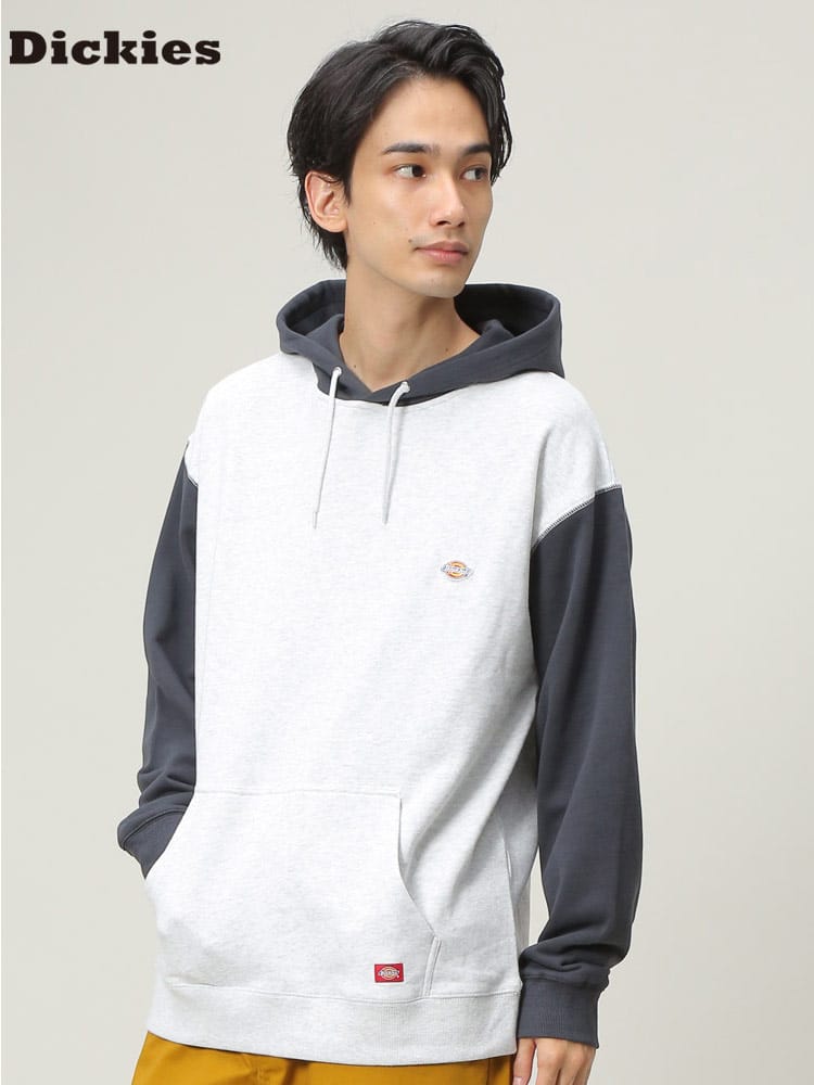 Dickies (ディッキーズ) 裏毛 ワンポイント プルオーバー パーカー
