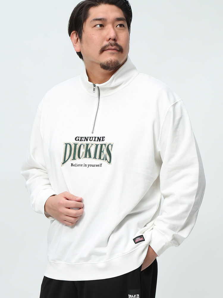 GENUINE DICKIES ジェニュインディッキーズ 裏毛 ハーフジップ