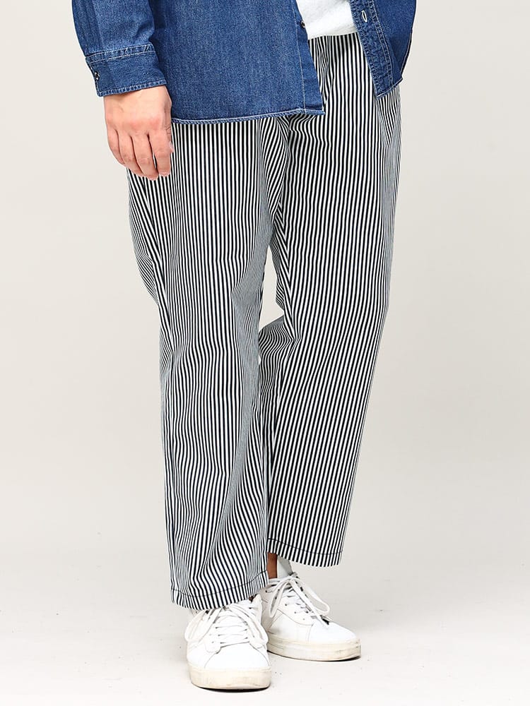 大きいサイズ メンズ GENUINE DICKIES (ジェニュインディッキーズ) ツイル 無地＆ストライプ シェフパンツ チノパン