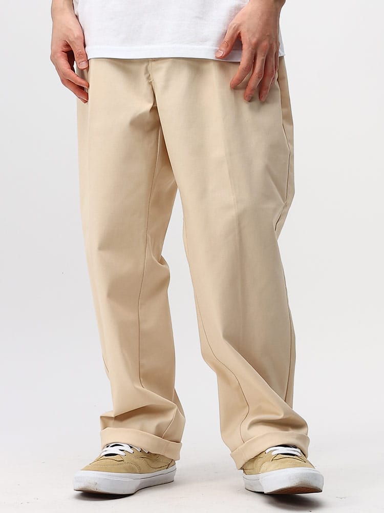 Dickies (ディッキーズ) 無地 ジップフライ イージー ワークパンツ