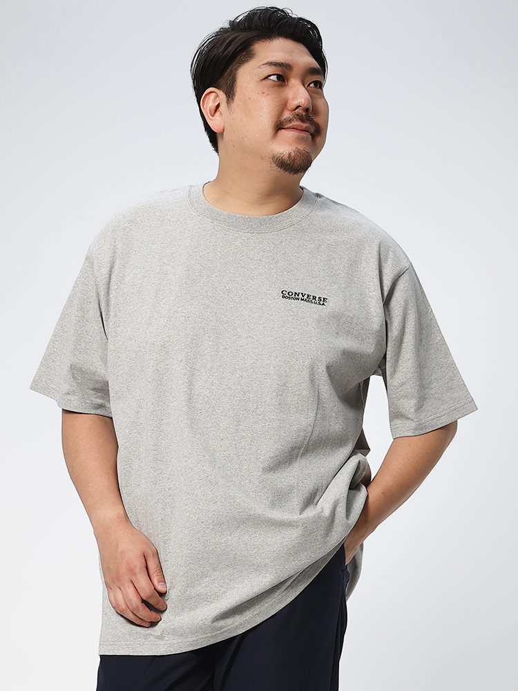 古着 Tシャツ コンバース プリント グレー アメカジ - トップス