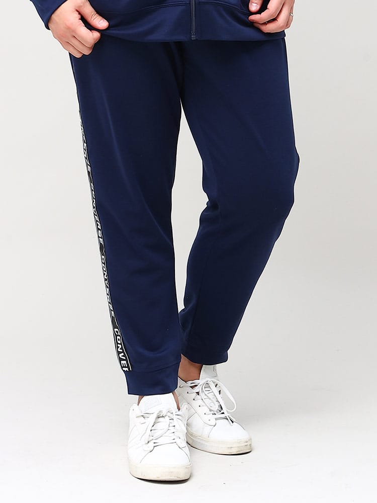 大きいサイズ メンズ CONVERSE (コンバース) トリコット ジャガード サイドテープ パンツ