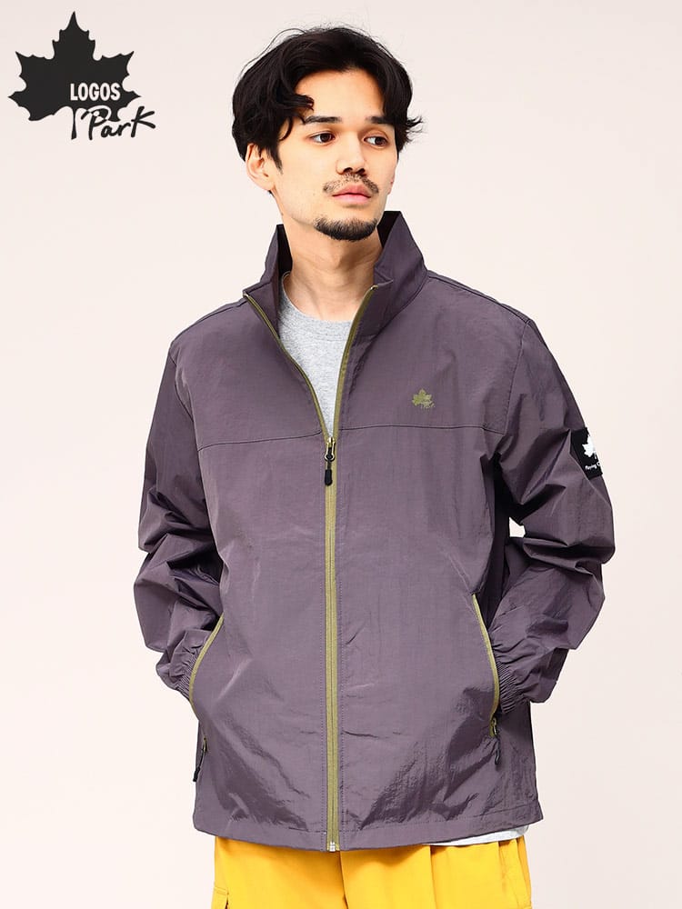 ロゴス パーク ナイロンジャケット 撥水  LOGOS park  フルジップ ワッシャー