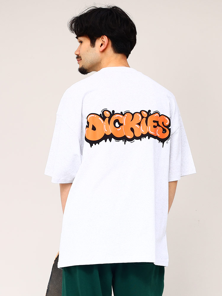 ディッキーズ Tシャツ バックプリント 半袖 Dickies 天竺 クルーネック