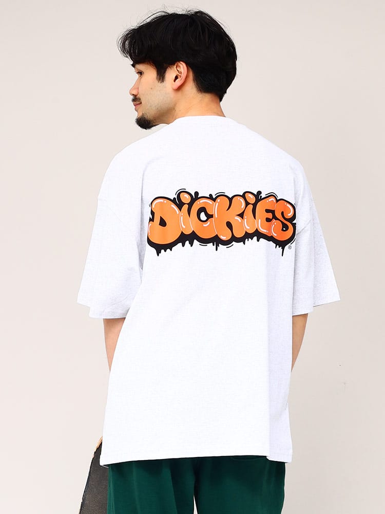 ディッキーズ Tシャツ バックプリント 半袖 Dickies  天竺  クルーネック
