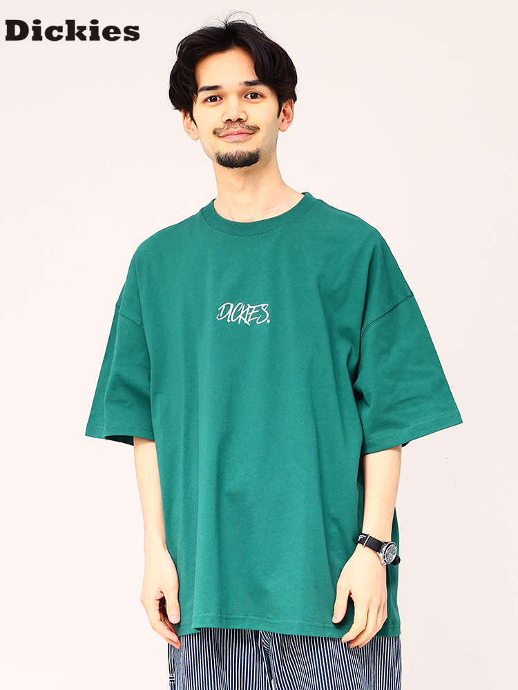 ディッキーズ Tシャツ バックプリント 半袖 Dickies 天竺 クルーネック