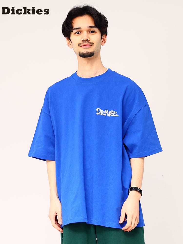 ディッキーズ Tシャツ バックプリント 半袖 Dickies  天竺  クルーネック