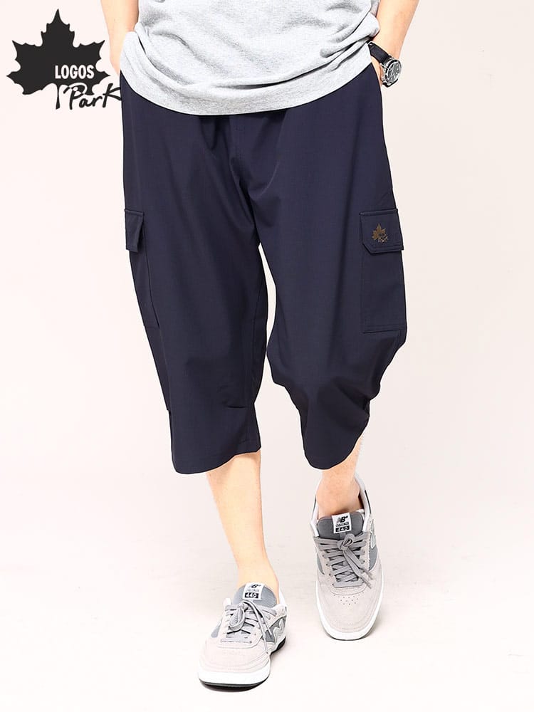 ロゴス パーク カーゴパンツ 七分丈 ストレッチ 撥水 LOGOS park 7分丈