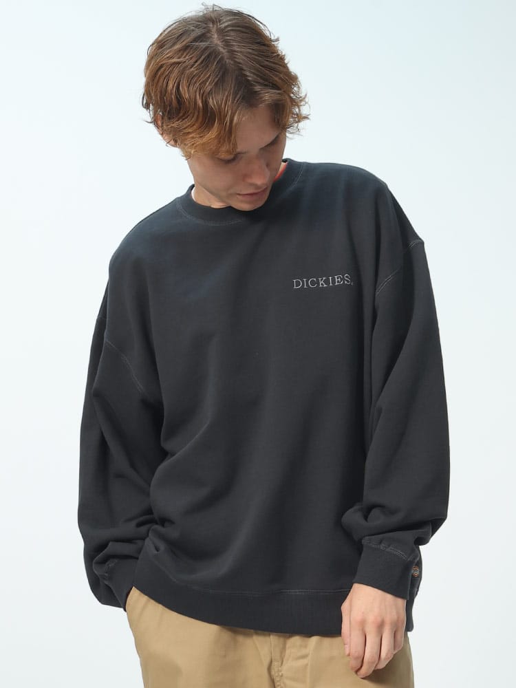 Dickies (ディッキーズ) 裏毛 バックプリント クルーネック トレーナー