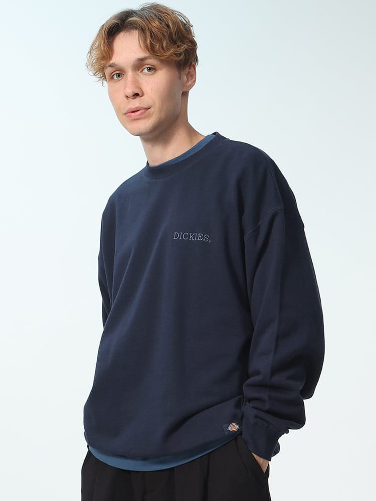 Dickies (ディッキーズ) 裏毛 バックプリント クルーネック トレーナー