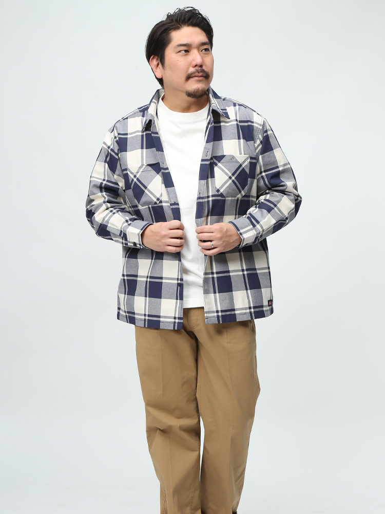 GENUINE DICKIES ジェニュインディッキーズ チェック柄 長袖 ワーク