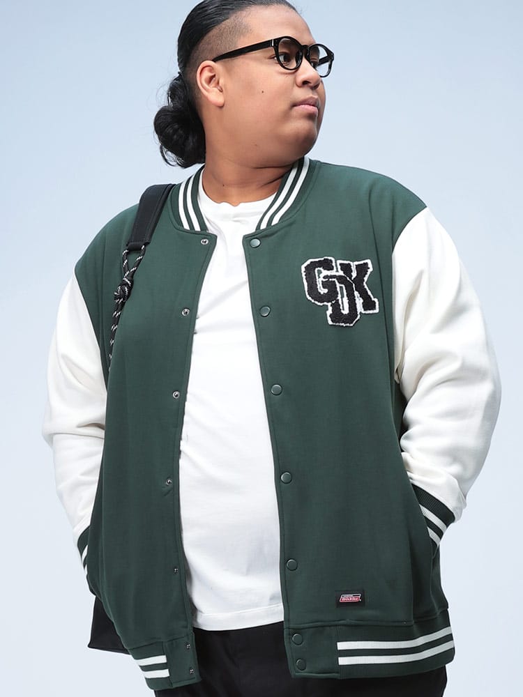 ジャンパー 裏起毛 サガラ刺繍 スタジアム アウター ジャケット スタジャン ボタン 秋冬 大きいサイズ メンズ