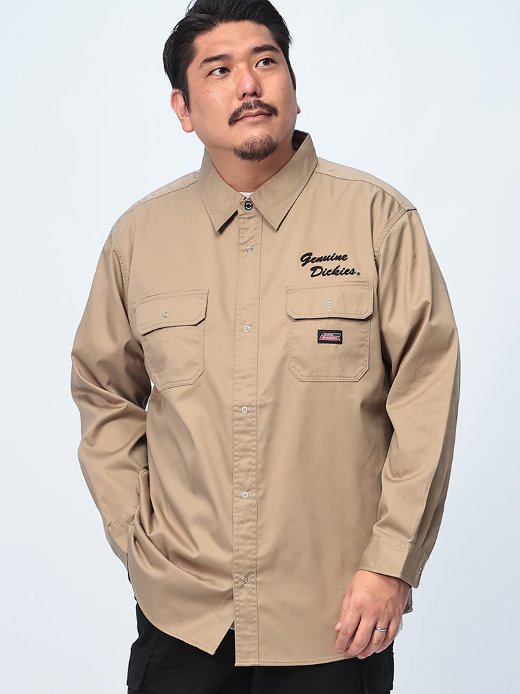 dickies 長袖 クリアランス シャツ