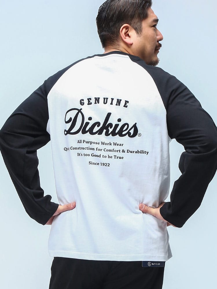 長袖 Tシャツ コットン 袖ラインプリント＆ラグラン切替 トップス ロンT プリント 大きいサイズ メンズ