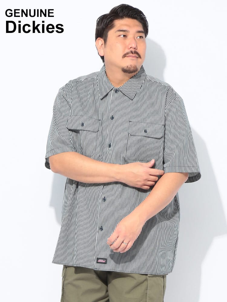 ツイル ポケット 半袖 ワークシャツ 大きいサイズ メンズ