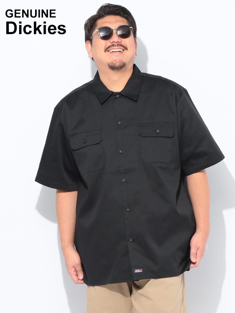 ツイル ポケット 半袖 ワークシャツ 大きいサイズ メンズ