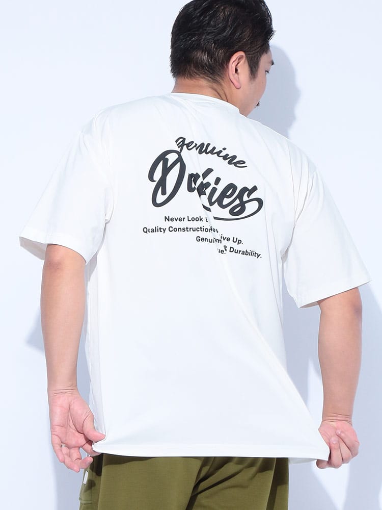 半袖 Tシャツ 吸汗速乾 綿タッチポリエステル クルーネック トップス ドライ プリント 春 夏 大きいサイズ メンズ