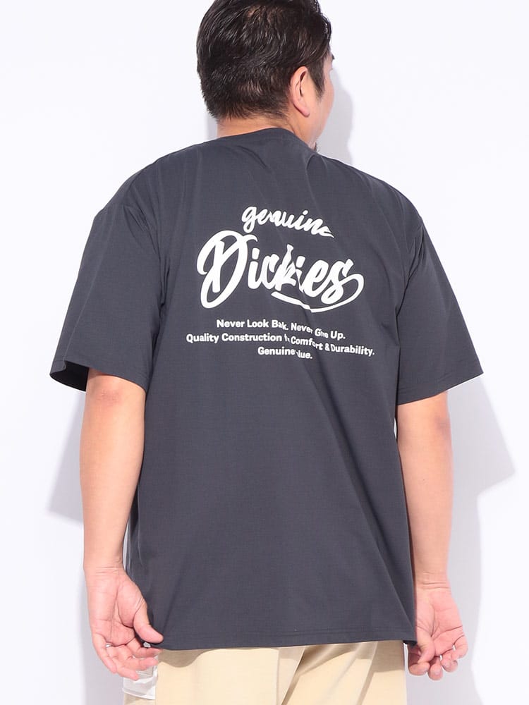 半袖 Tシャツ 吸汗速乾 綿タッチポリエステル クルーネック トップス ドライ プリント 春 夏 大きいサイズ メンズ
