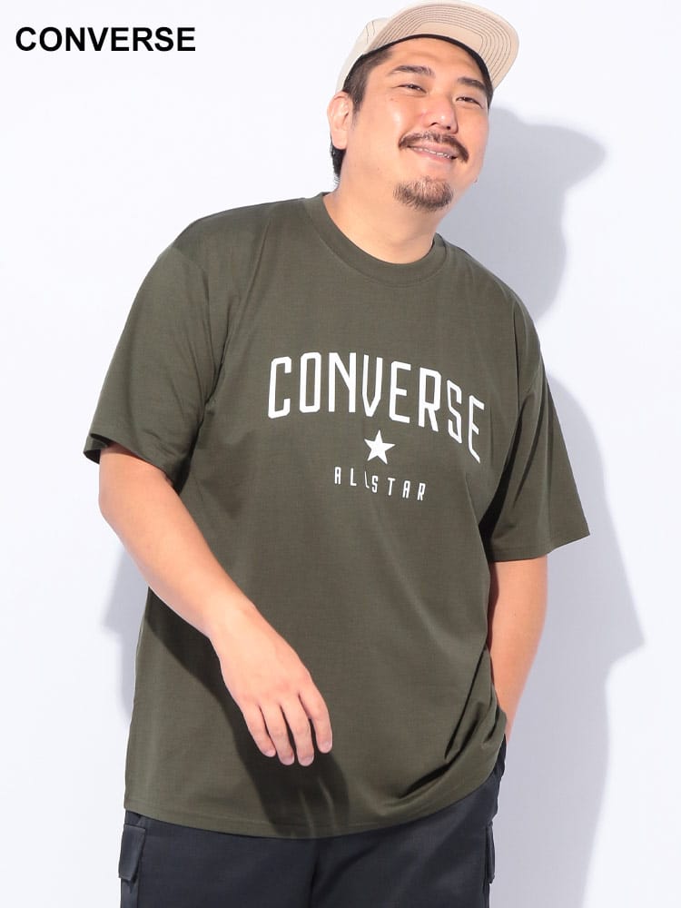 半袖 Tシャツ フロントプリント 吸汗速乾 トップス 春 夏 大きいサイズ メンズ