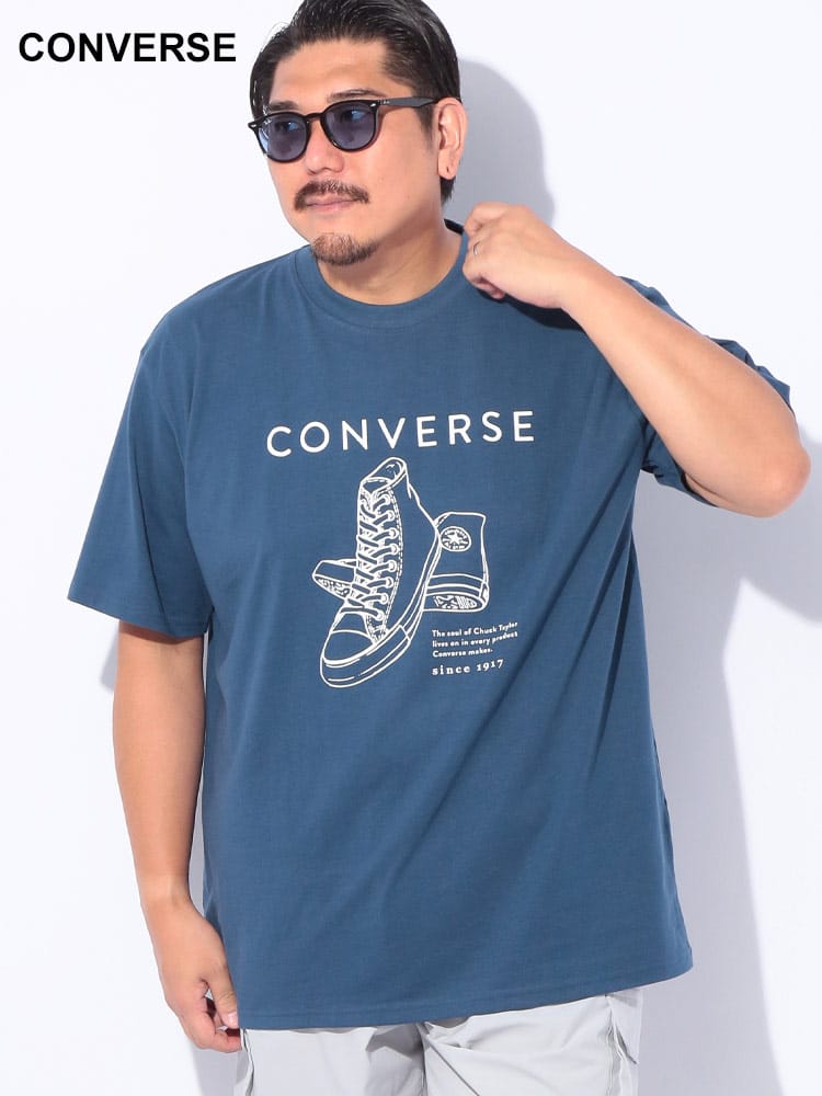 半袖 Tシャツ フロントプリント 吸汗速乾 トップス 春 夏 大きいサイズ メンズ