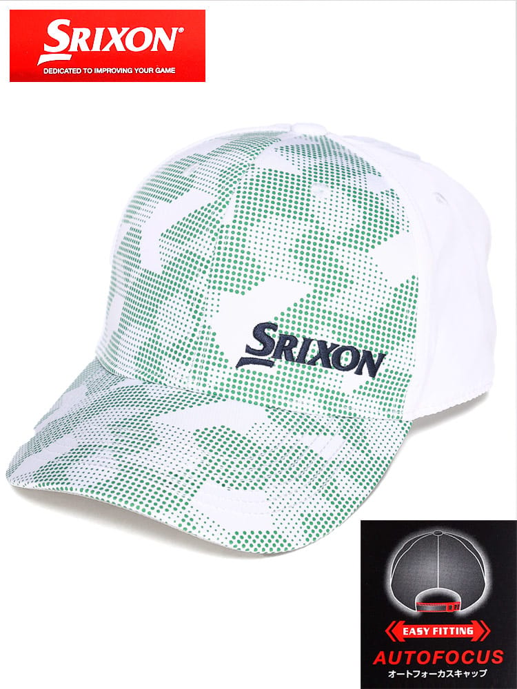 大きいサイズ メンズ SRIXON (スリクソン) GOLF メッシュ ドットプリント キャップ