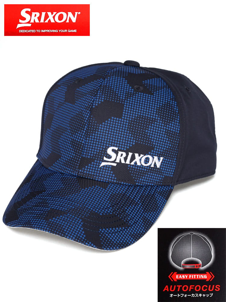 大きいサイズ メンズ SRIXON (スリクソン) GOLF メッシュ ドットプリント キャップ