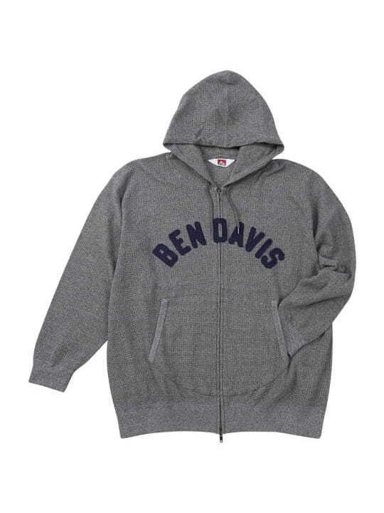 BEN DAVIS ワッフルフルジップパーカー (1278-6101)
