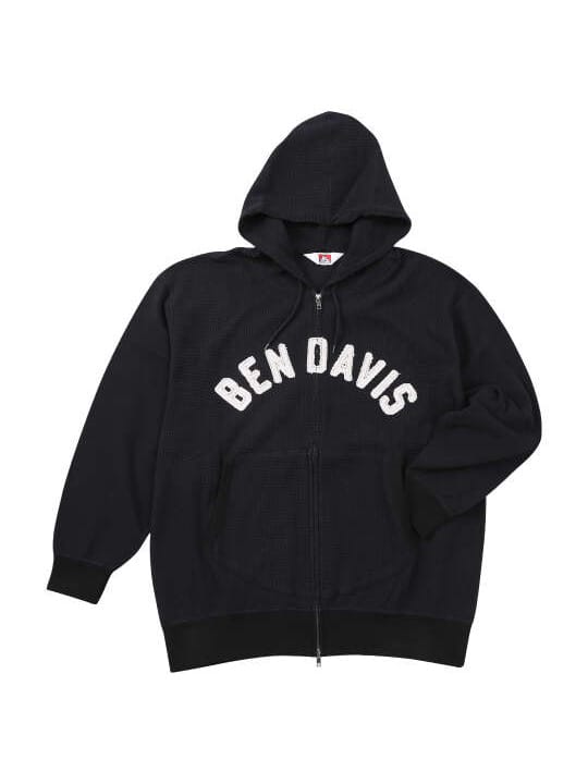 BEN DAVIS ワッフルフルジップパーカー (1278-6101)