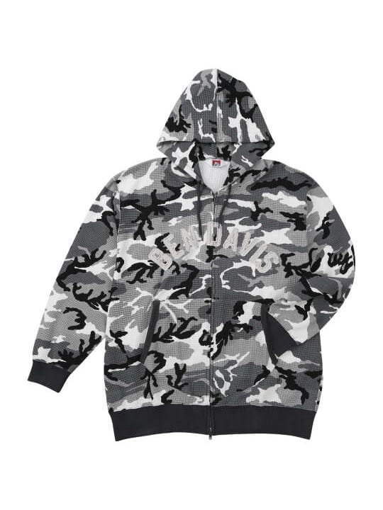 BEN DAVIS ワッフルフルジップパーカー (1278-6101)