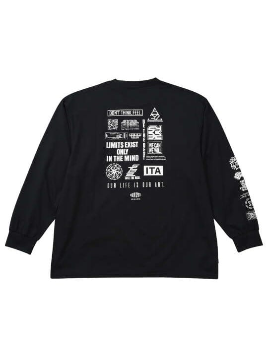 SY32 by SWEET YEARS マルチロゴ長袖Tシャツ (1278-6121)