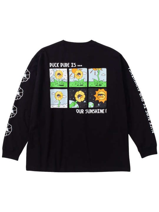 b-one-soul DUCK DUDEサンフラワー長袖Tシャツ (1258-4315)