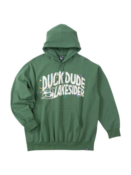 b-one-soul DUCK DUDEレイクサイダースプラッシュプルパーカー (1258-4317)