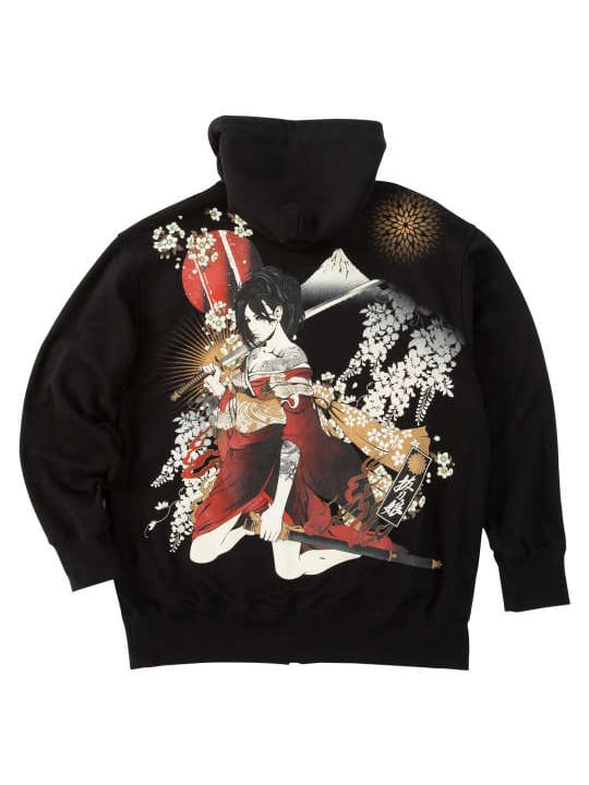 絡繰魂抜刀娘 妃那フルジップパーカー (1258-5352)
