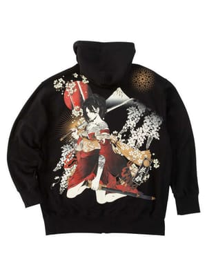 絡繰魂抜刀娘 妃那フルジップパーカー (1258-5352)