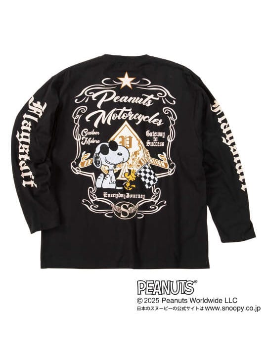 FLAGSTAFF×PEANUTS スヌーピーコラボ長袖Tシャツ (1278-5305)