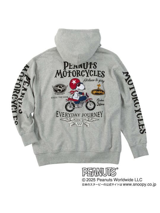 FLAGSTAFF×PEANUTS スヌーピーコラボフルジップパーカー (1278-5306)