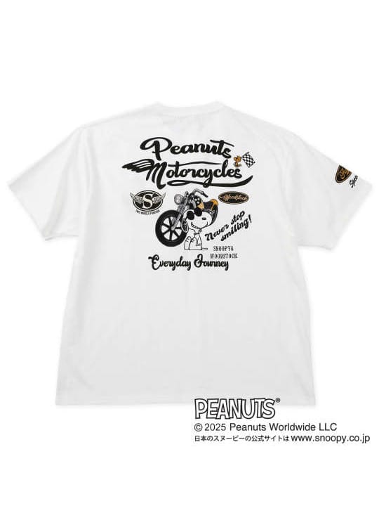 FLAGSTAFF×PEANUTS スヌーピーコラボ半袖Tシャツ (1278-5596)