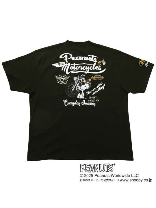 FLAGSTAFF×PEANUTS スヌーピーコラボ半袖Tシャツ (1278-5596)