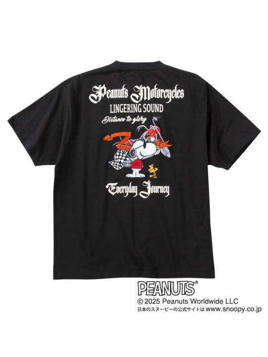 FLAGSTAFF×PEANUTS スヌーピーコラボ半袖Tシャツ (1278-5228)