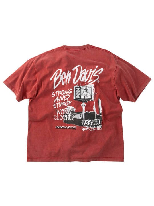 BEN DAVIS ロードサイドヴィンテージ半袖Tシャツ (1278-6582)