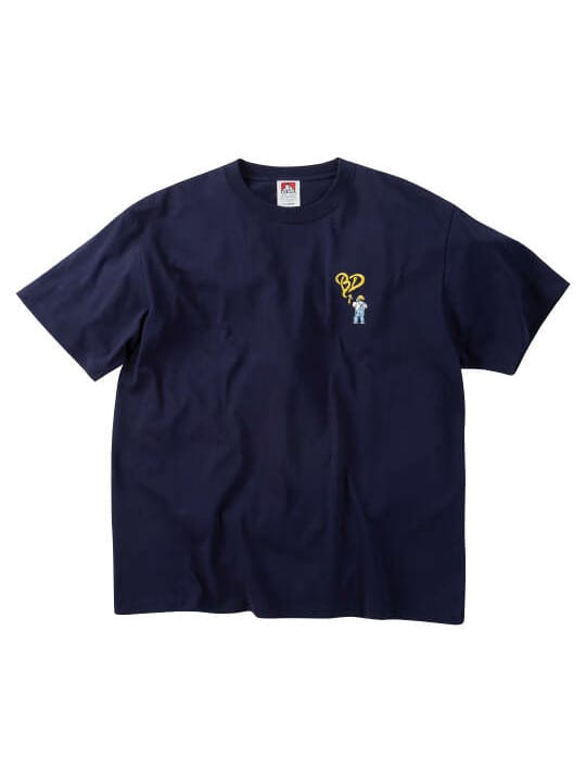 BEN DAVIS ワンポイントゴリラ刺繍接触冷感半袖Tシャツ (1278-6583) 3L 